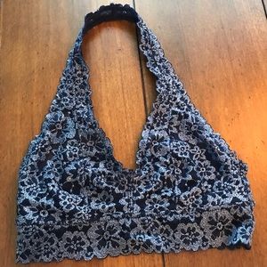 Aerie Floral Halter Bralette